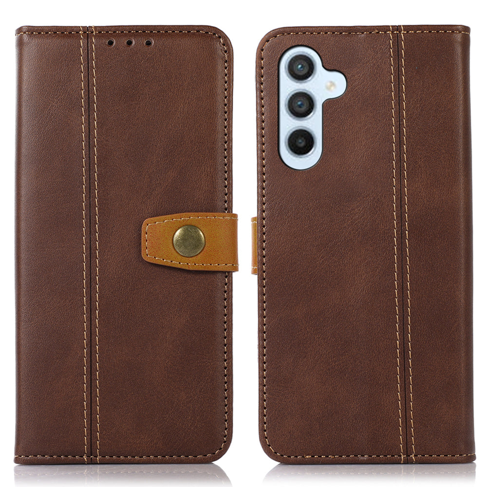 Calf Texture Protective Phone Case for Samsung Galaxy A24 4G Stand Wallet Anti-scratch Mobile Phone Cover Calf Texture Protective Phone Case for Samsung Galaxy A24 4G Stand Wallet Anti-scratch Mobile Phone Cover